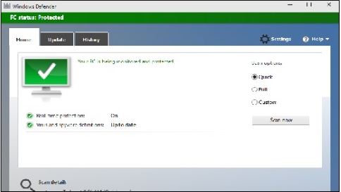 protect your windows 10 pc with windows defender