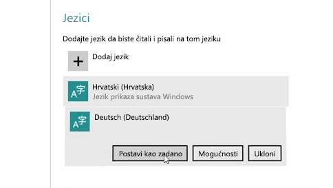 dodavanje jezika unosa na pc