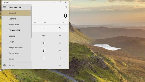 what's new in calculator in windows 10