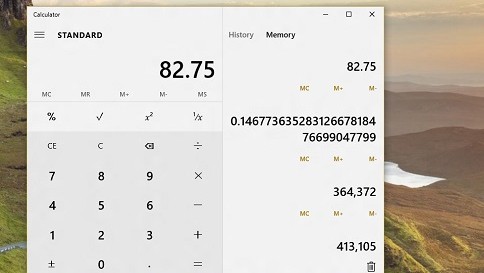 shortcut for calculator in windows 10