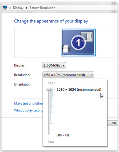 how to change screen resolution in windows 10